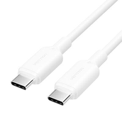 Кабель Vention TRCWH USB-C – USB-C, 2 м, белый