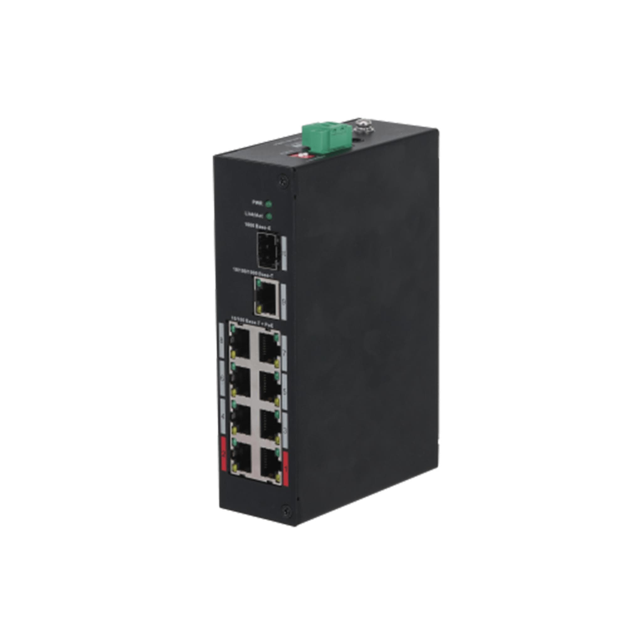 Dahua PFS3110-8ET-96-V2 PoE võrgulüliti 8 portiga