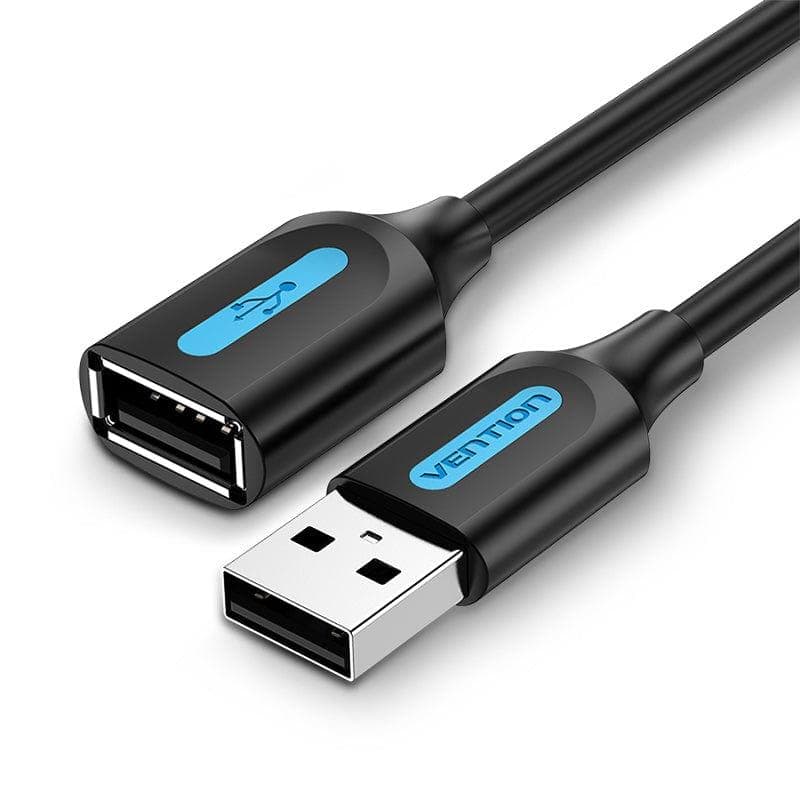 Удлинитель Vention CBIBI USB 2.0, 3 м, чёрный