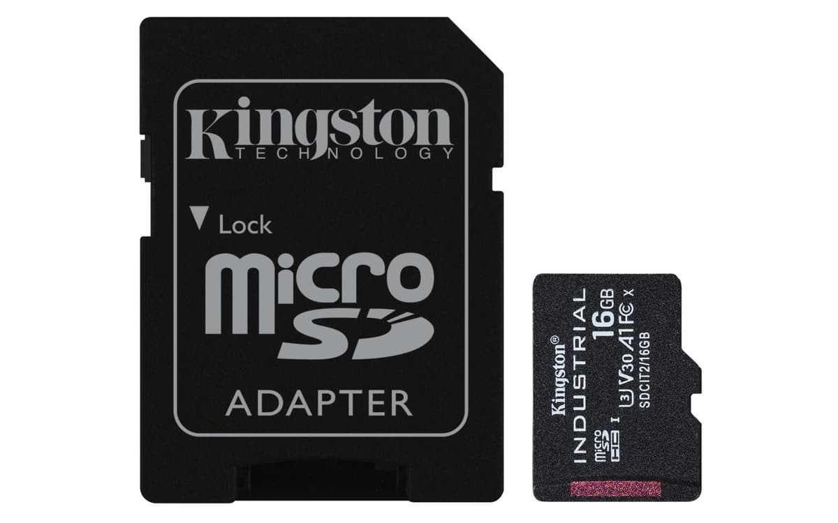 Kingston Canvas Go! MicroSDHC 16GB Memory Card