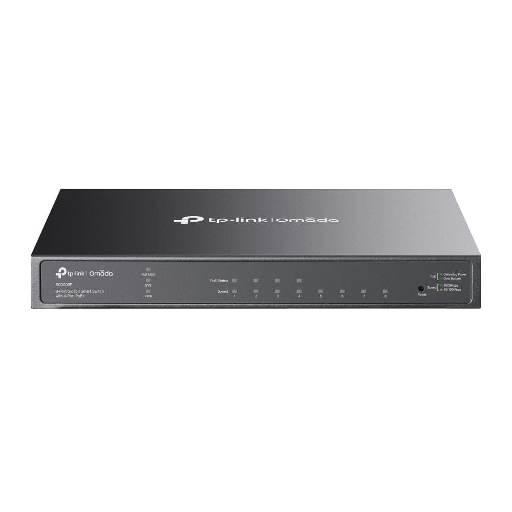 TP-Link Omada TL-SG2008P 8-Port Gigabit PoE+ Managed Switch