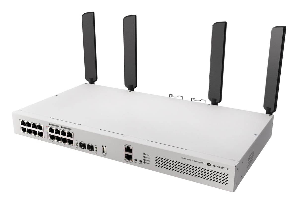 MikroTik CRS418-8P-8G-2S+RM L3 PoE Rackmount Switch 17-port
