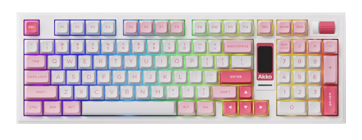 AKKO WRL 5098B Mechanical Keyboard White RGB