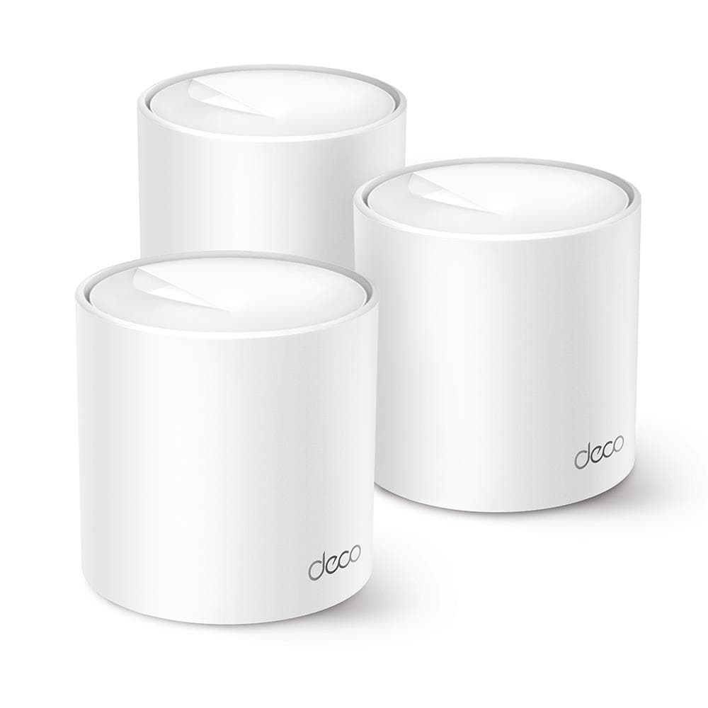 TP-Link Deco X10 Mesh Wi-Fi 6 System 1500 Mbps 3-Pack