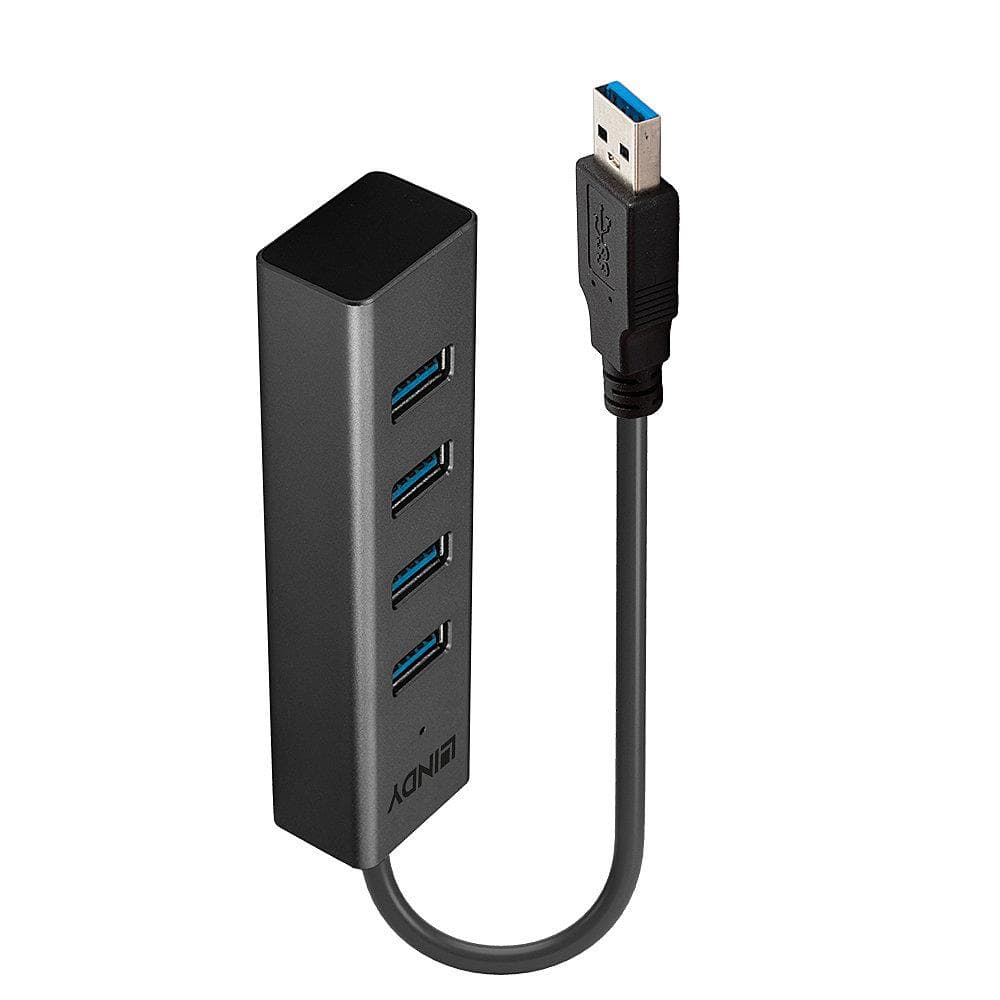 LINDY USB 3.0 hub 4 porti - kiire andmeülekanne