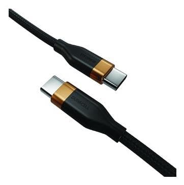 Кабель для зарядки Duracell DRU5010A USB-C – USB-C, 1 м, чёрный