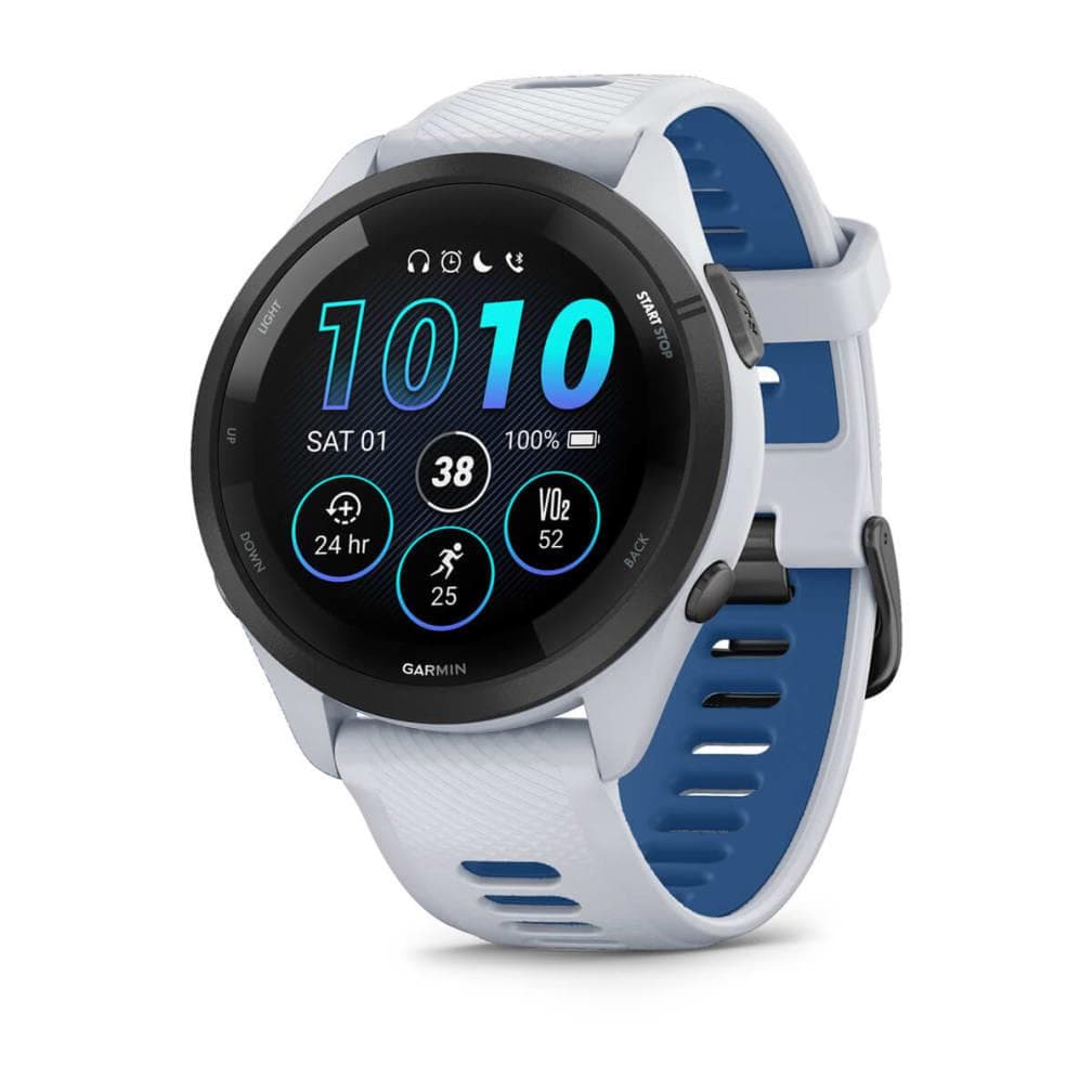 Garmin Forerunner 265 Black/White smartwatch with heart rate