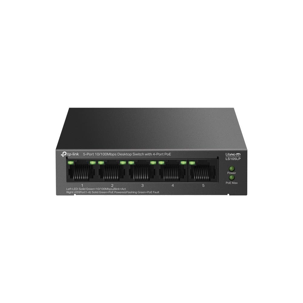 TP-LINK LS105LP 5-port PoE võrguslüliti
