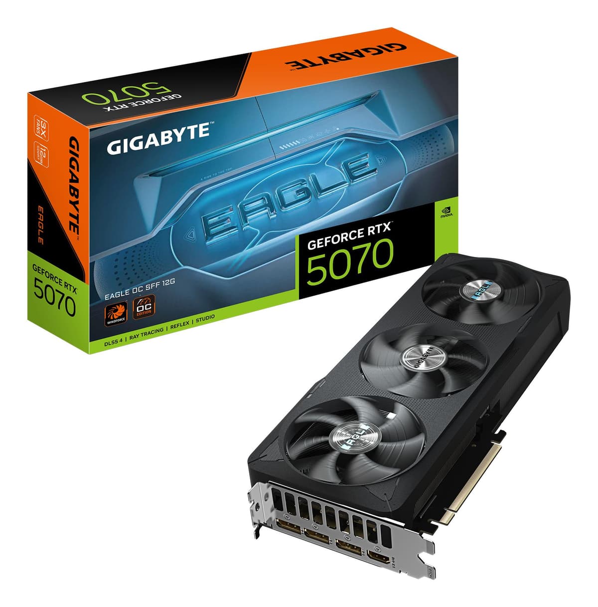 GIGABYTE GeForce RTX 5070 Eagle OC 12GB GDDR7 Graphics Card