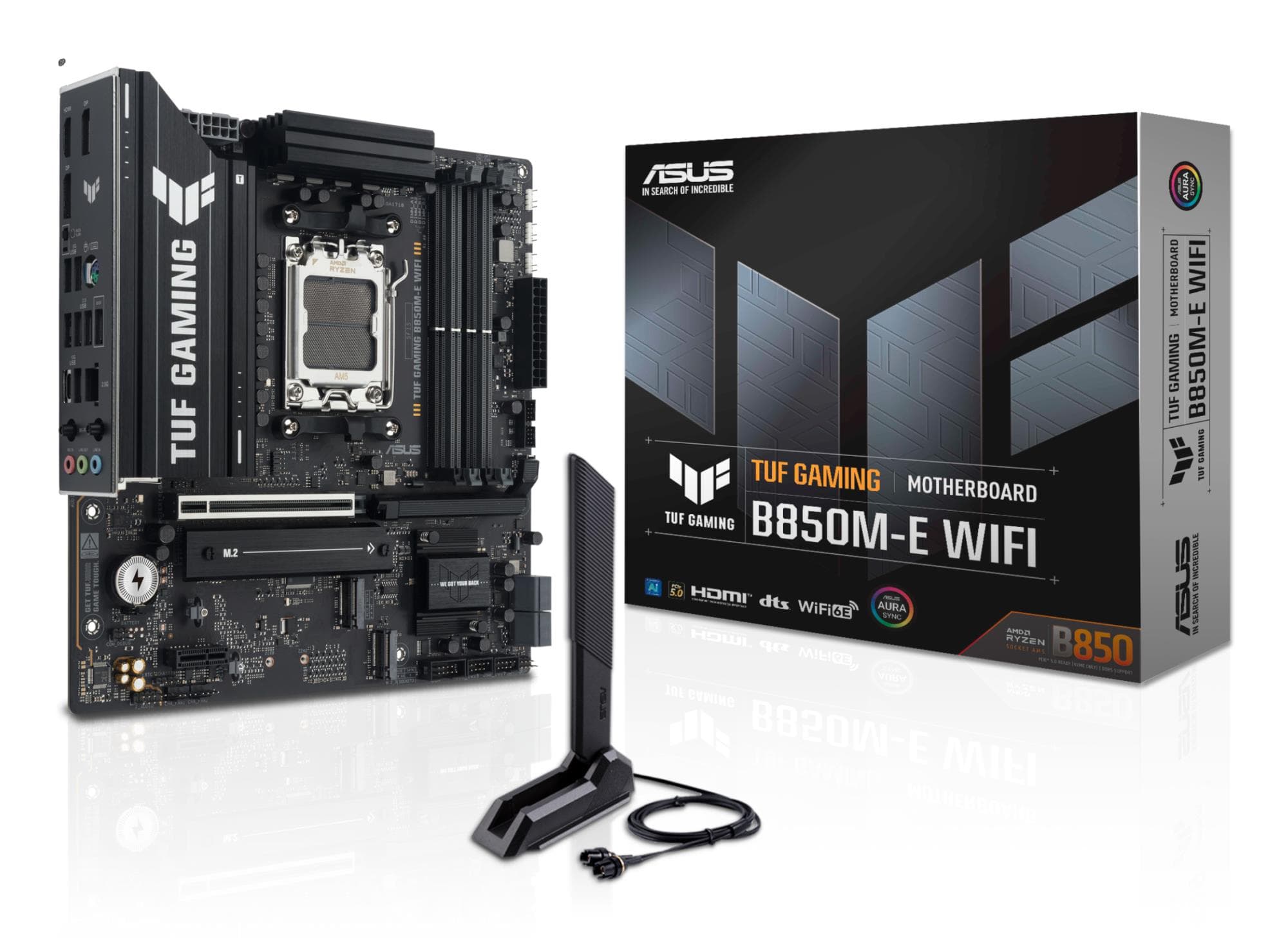ASUS TUF Gaming B850M-E WiFi AMD B850 Micro-ATX Motherboard