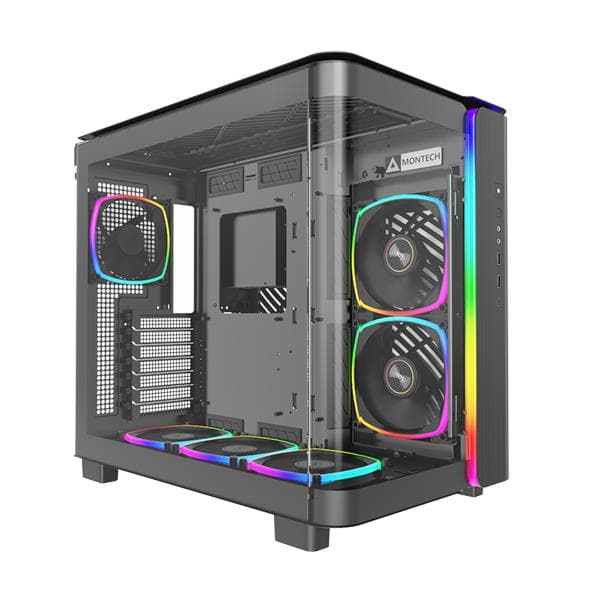 Montech King 95 Pro must midi-torni korpus ATX/mATX/Mini-ITX