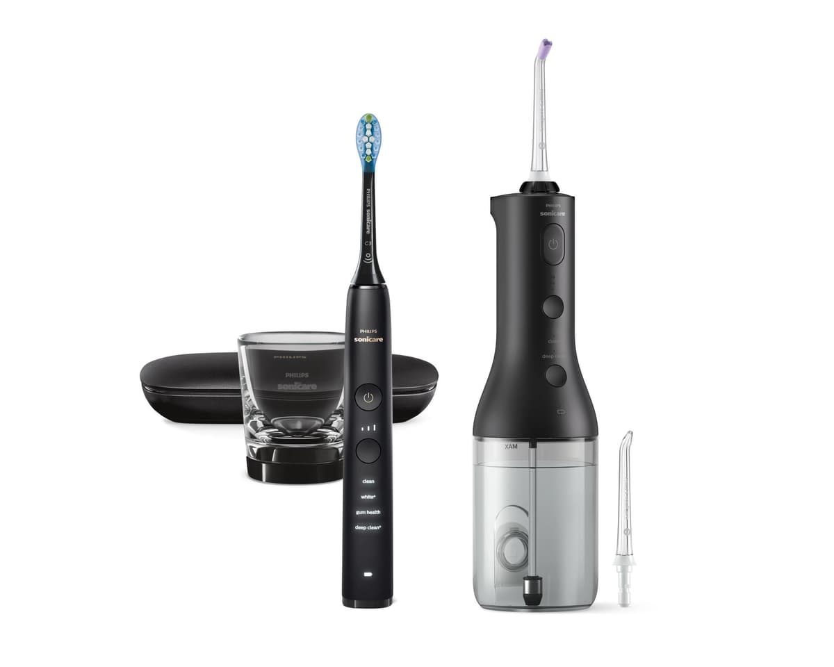 Philips HX3886/43 Electric Toothbrush and Flosser Black