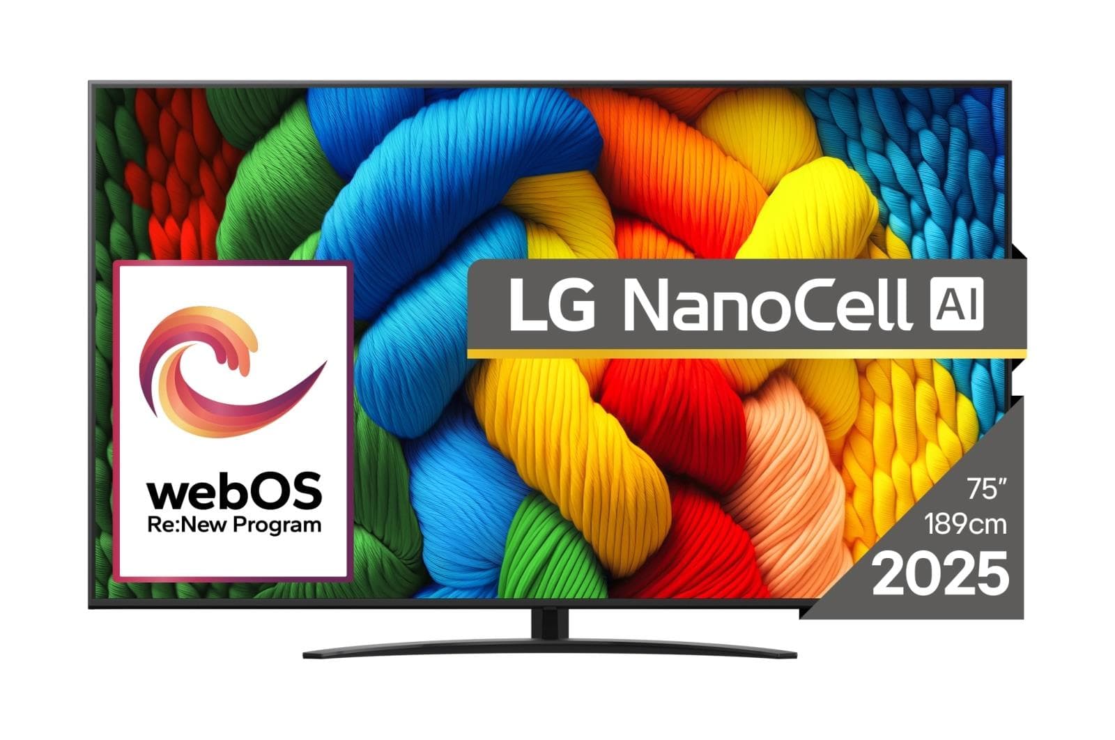 LG 75NANO81A3A 75" 4K Smart TV WebOS