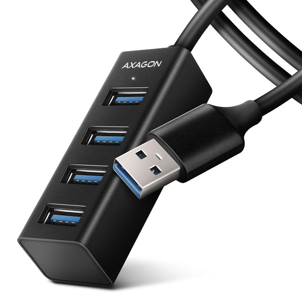 Axagon HUE-M1AL USB 3.2 4-Port Mini Hub 1.2m