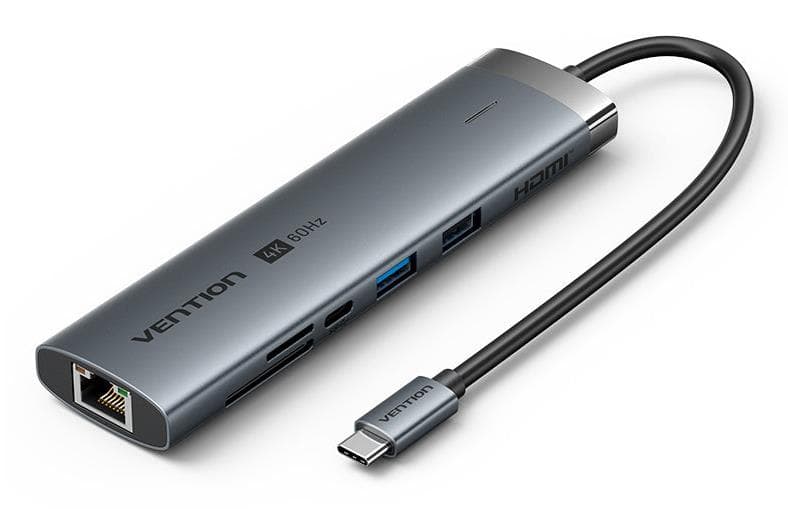 Vention 9в1 USB-C докинг-станция для ноутбука 0,15м