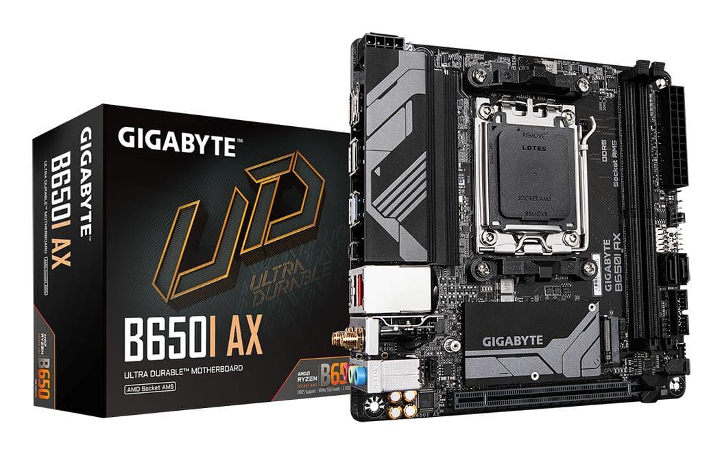 GIGABYTE B650IAX1.2 mini ITX AM5 motherboard DDR5