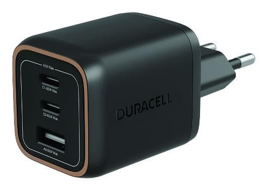 Duracell DRACUSB25-EU 65W черный сетевой адаптер