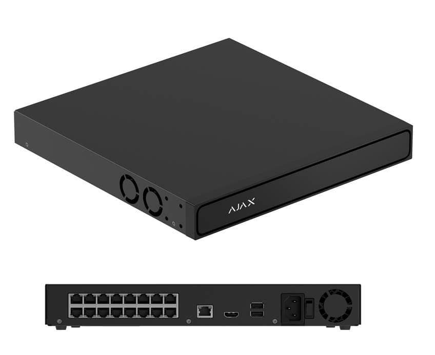 AJAX NET VIDEO RECORDER 16CH H2D16PAC must NVR