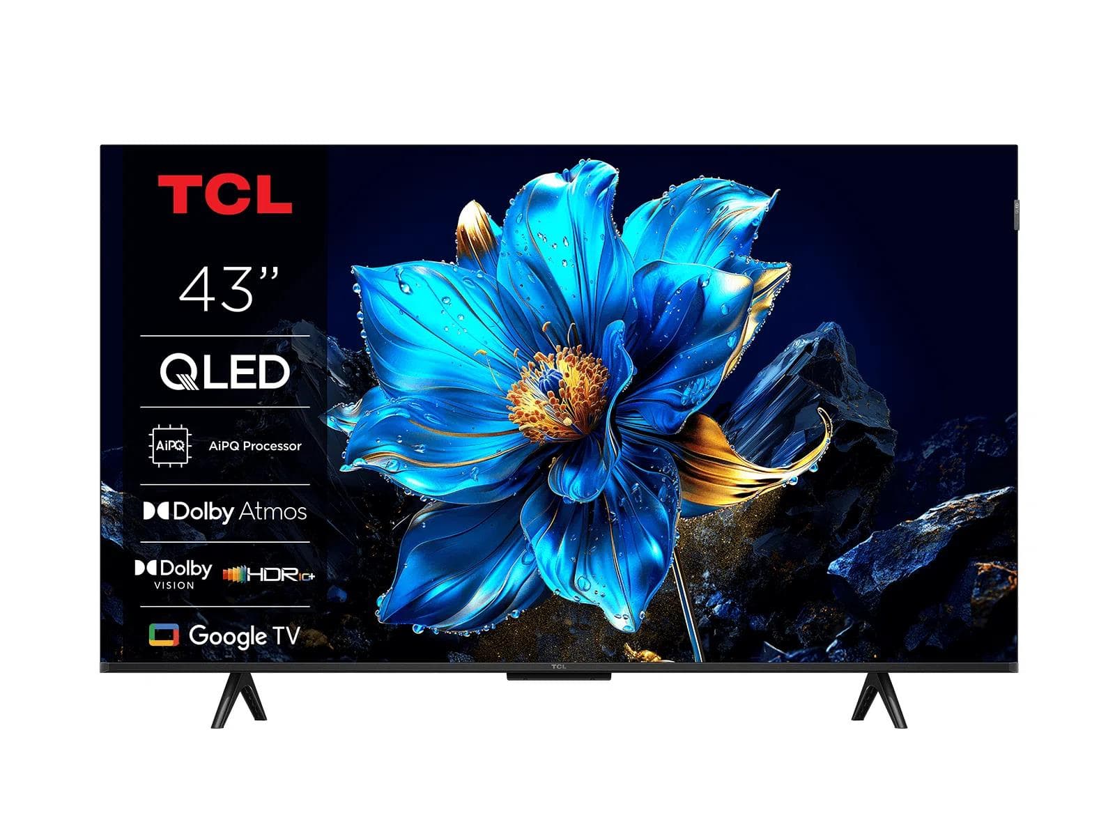 TCL 43T69C 43" QLED 4K teler Google TV-ga