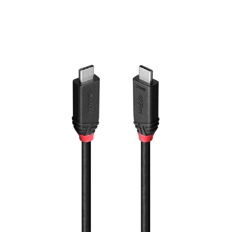 Lindy USB4 Type-C Cable 1m Black 37001