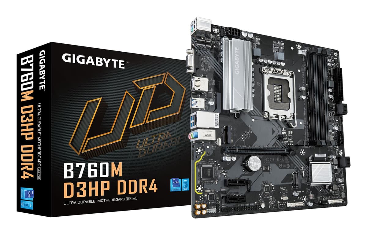 GIGABYTE B760M D3H DDR4 материнская плата LGA1700 Micro-ATX