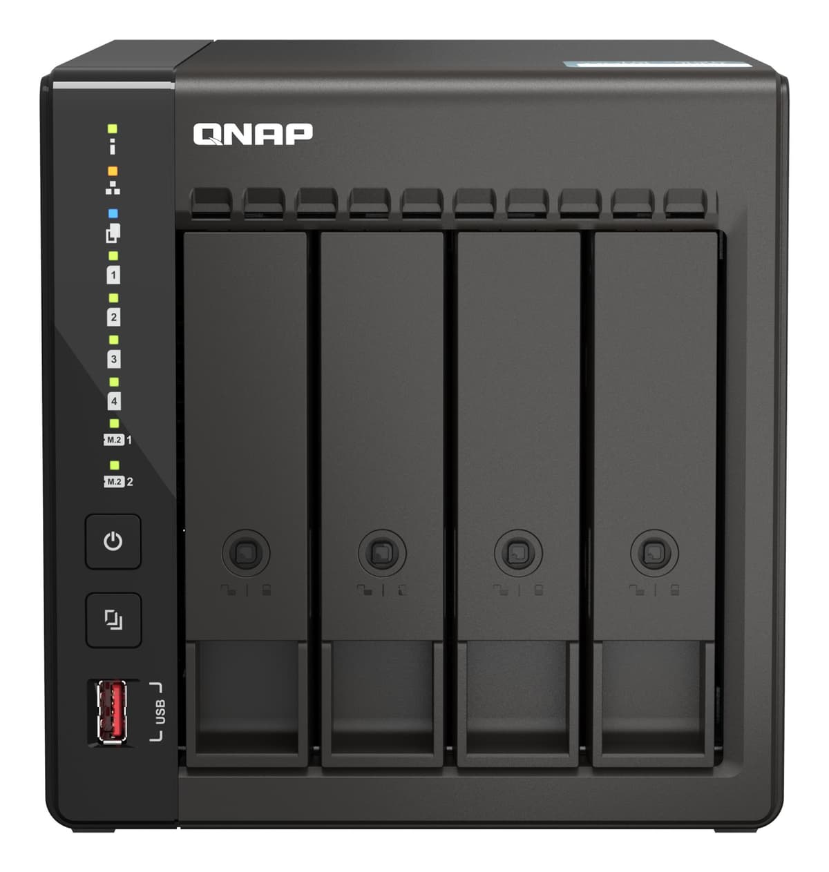 QNAP TS-453E-8G 4-kohaline NAS-seade 8GB RAM, 2x2.5GbE