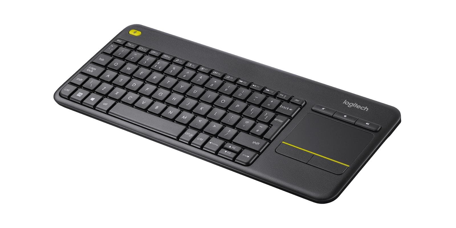 Logitech K400 Plus juhtmeta klaviatuur puutepaneeliga