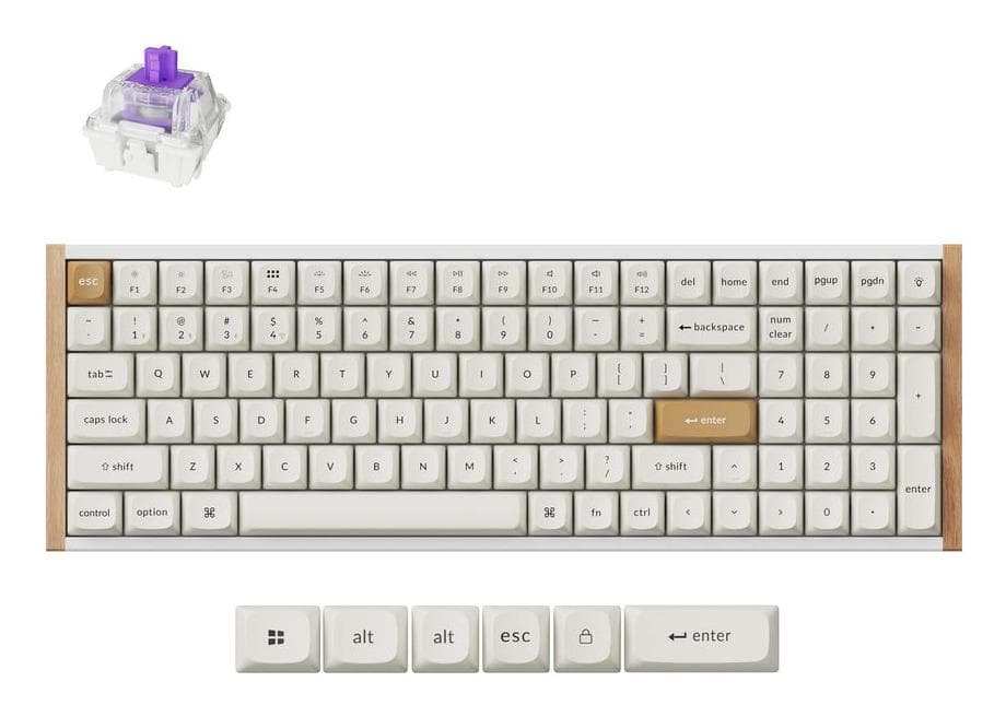 Keychron K4 HE Special Edition Juhtmeta Klaviatuur - Valge