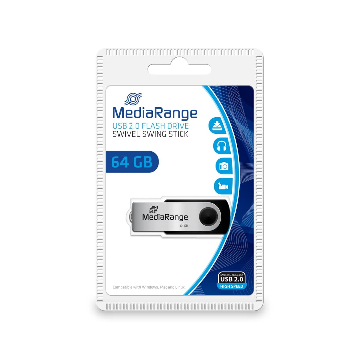 MEDIARANGE MR912 64GB USB flash drive 2.0 must
