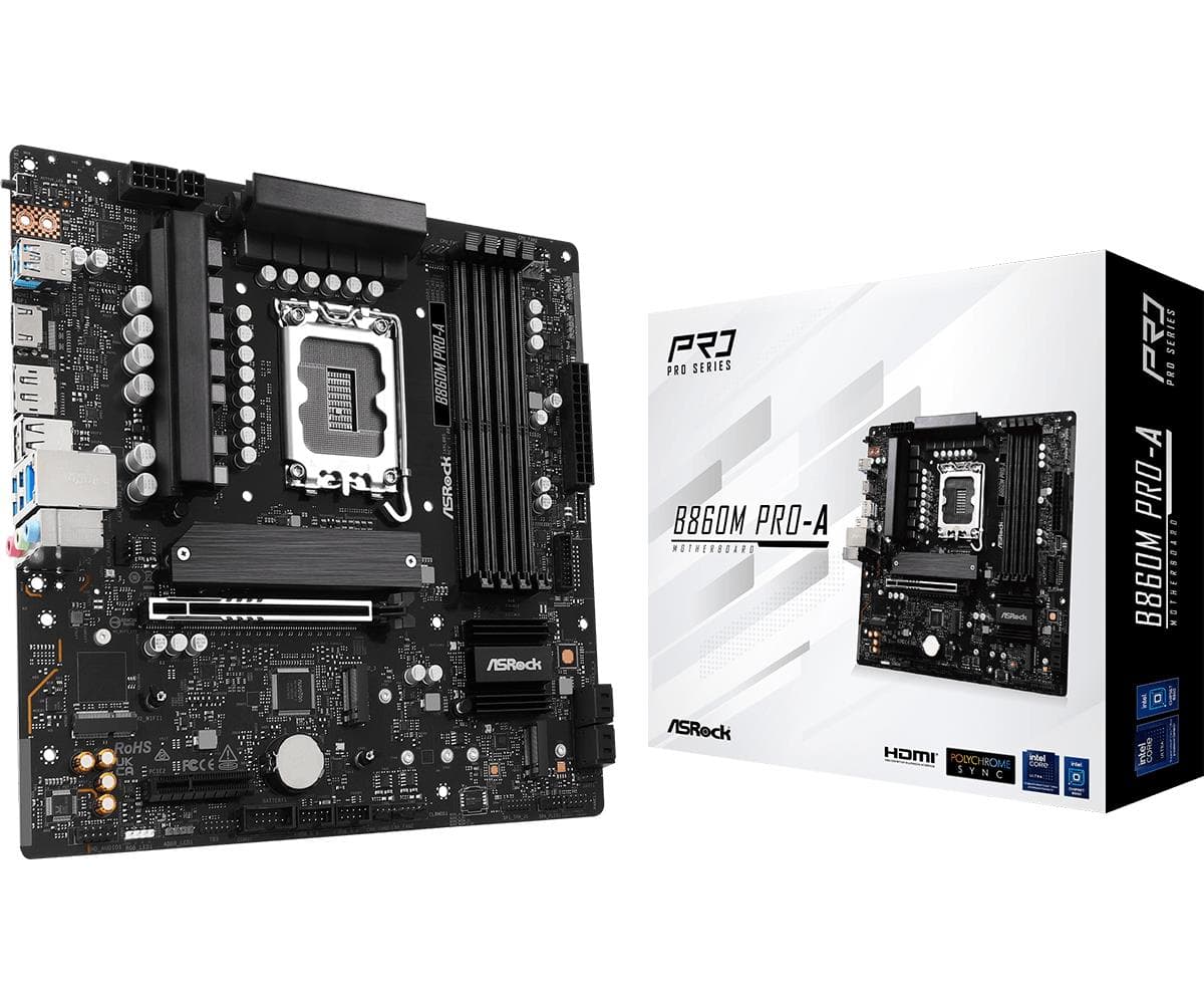 ASROCK B860M Pro-A Intel LGA 1851 micro ATX motherboard