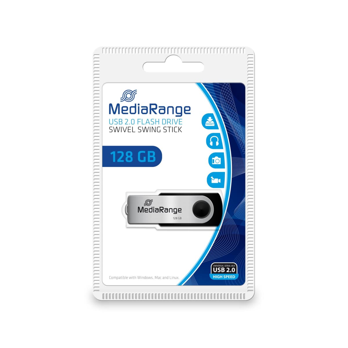 MEDIARANGE MR913 128GB USB flash drive must-have