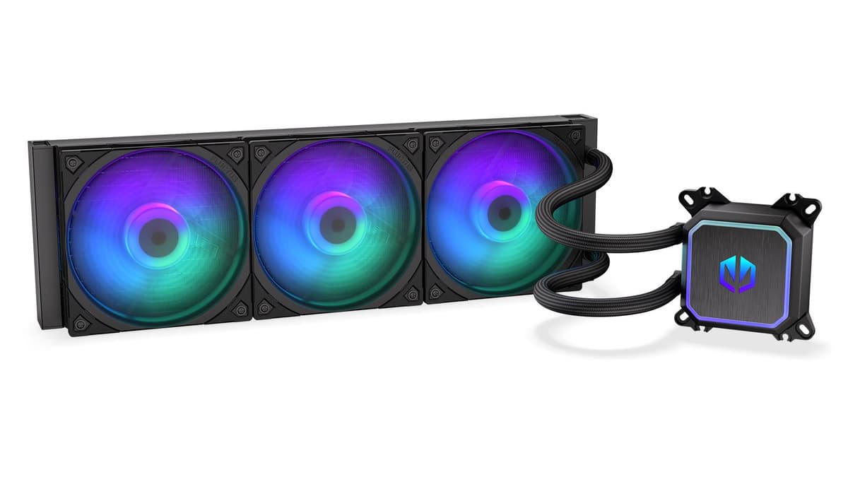 ENDORFY Navis F360 ARGB 360mm AIO Liquid CPU Cooler, Black