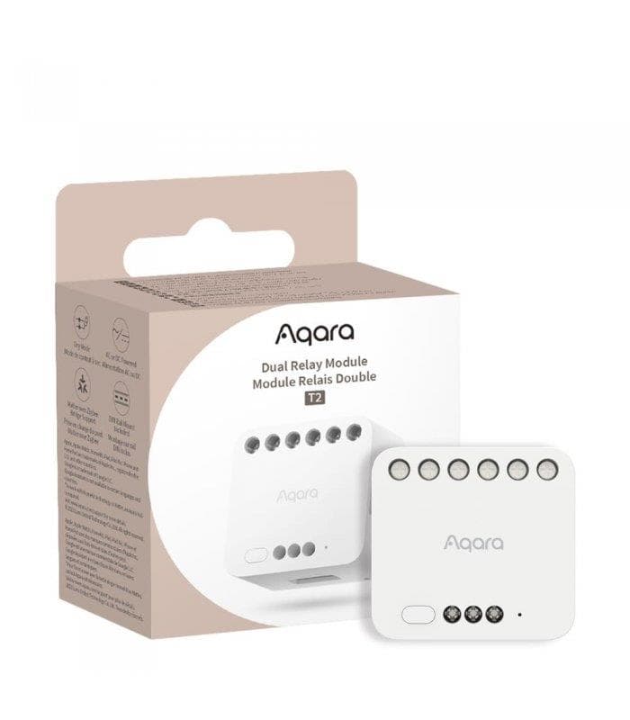 Aqara DCM-K01 двухканальный релейный модуль для умного дома