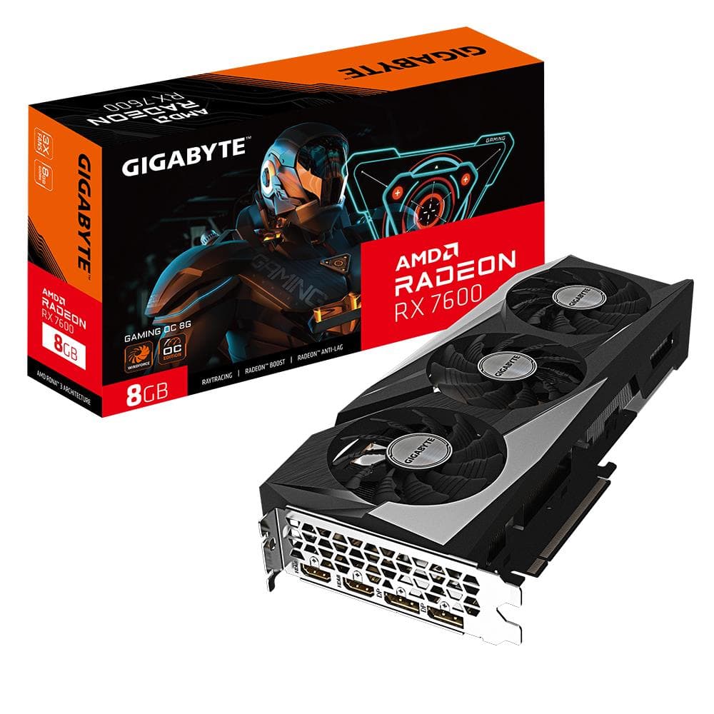 GIGABYTE Radeon RX 7600 8GB Graphics Card