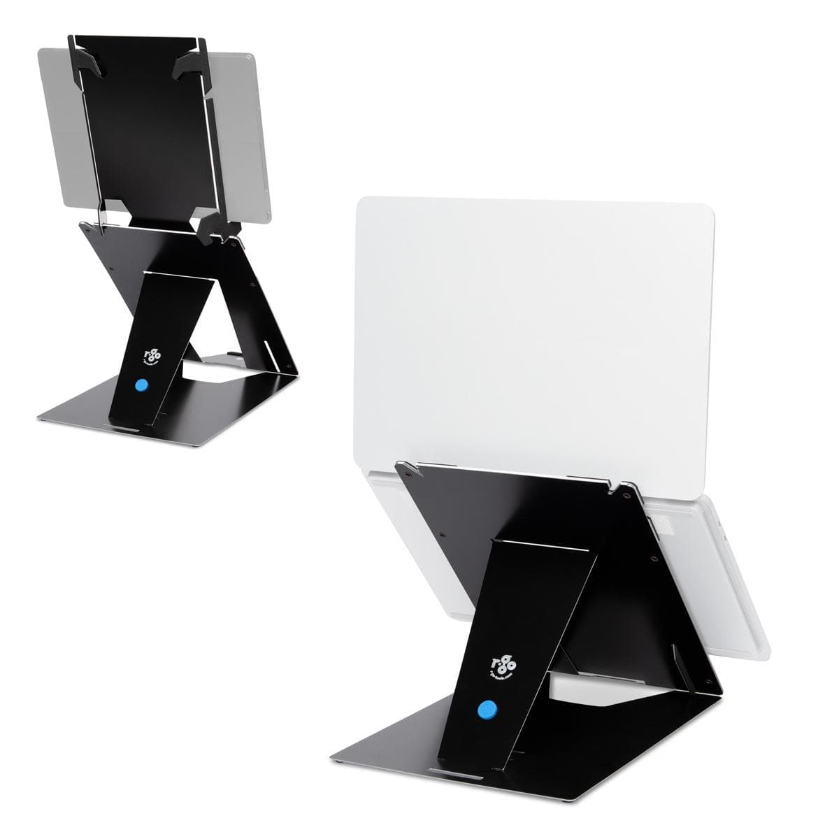R-GO Tools Riser Duo Black Aluminium Notebook Stand