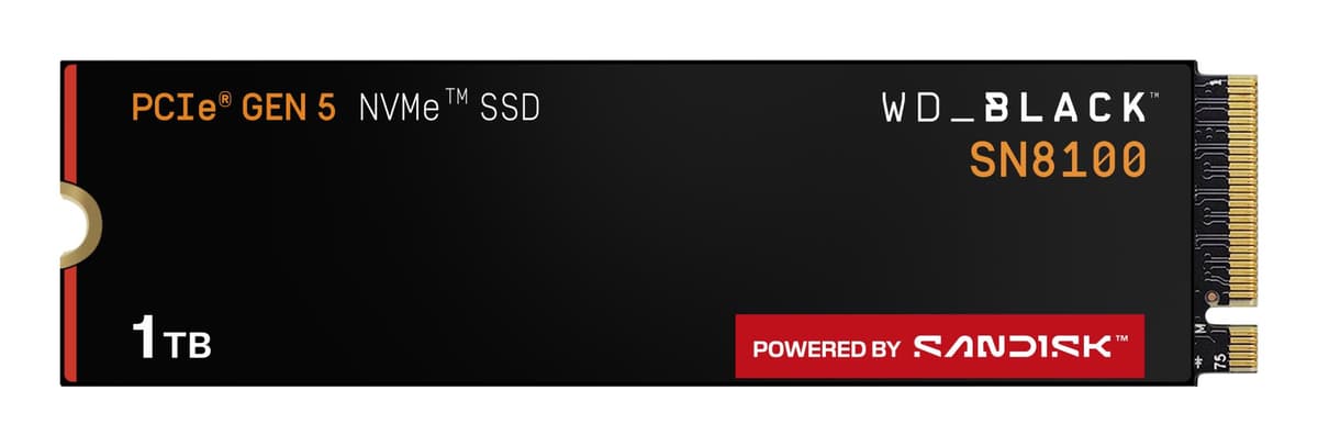 SanDisk SN8100 NVMe M.2 SSD 1TB PCIe 5.0 x4