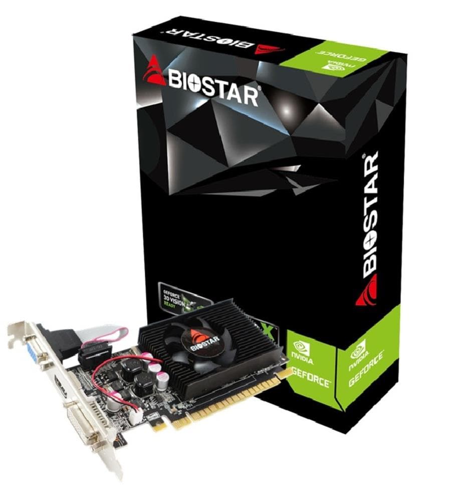 Biostar GeForce 210 1GB DDR3 videokaart HDMI DVI VGA