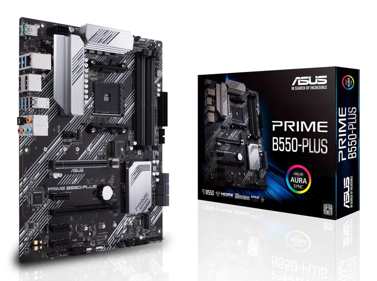 ASUS Prime B550-Plus материнская плата Socket AM4 ATX DDR4