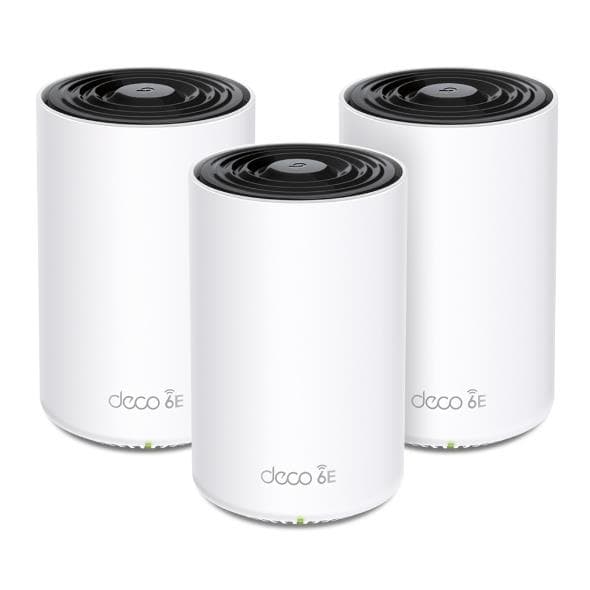 TP-Link Deco XE75 Wi-Fi 6E Mesh System 3-Pack, 5400 Mbps
