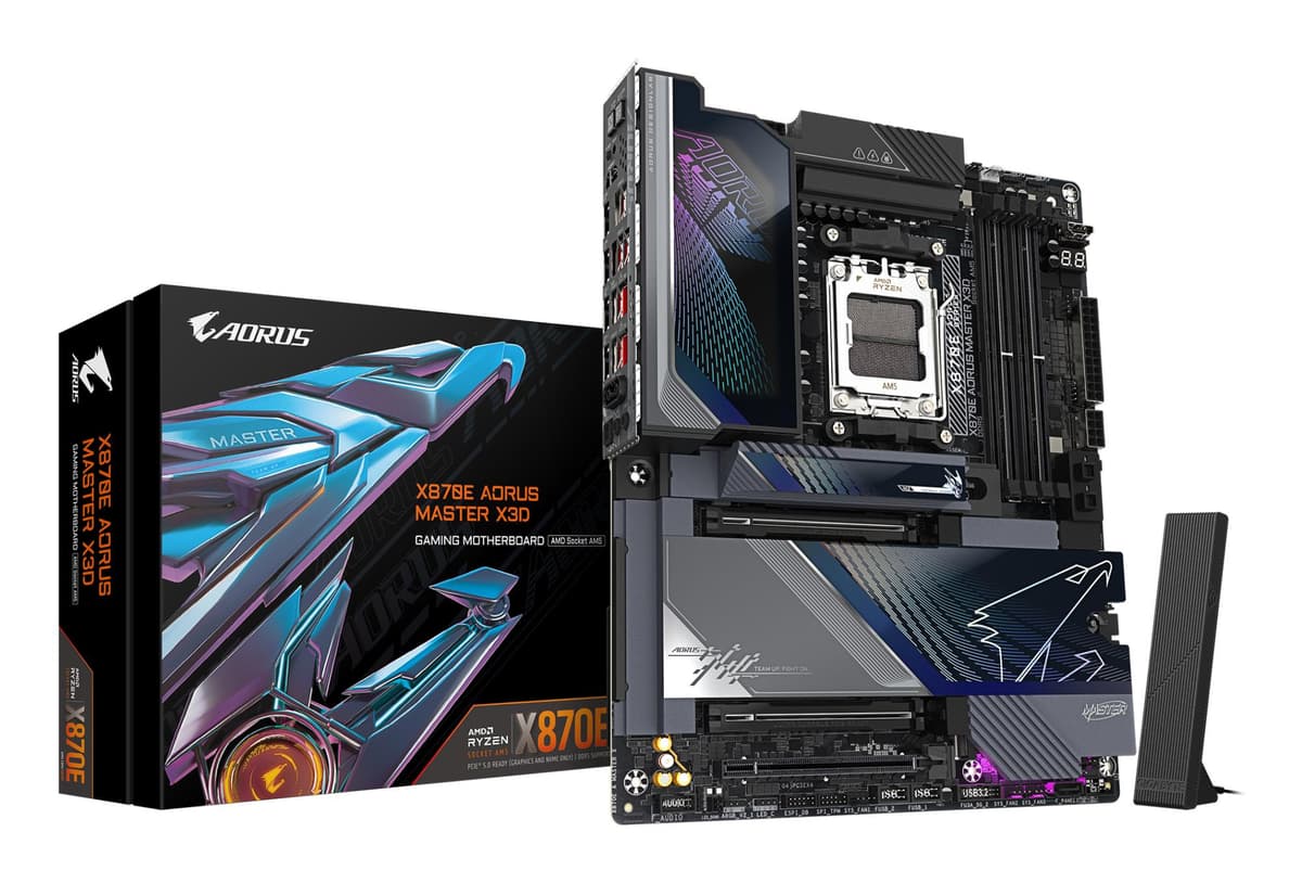 Gigabyte X870E Aorus Master X3D AM5 DDR5 ATX motherboard