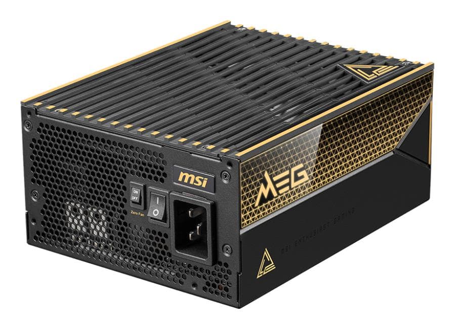 MSI MEG AI1600T PCIE5 1600W ATX 3.1 Power Supply