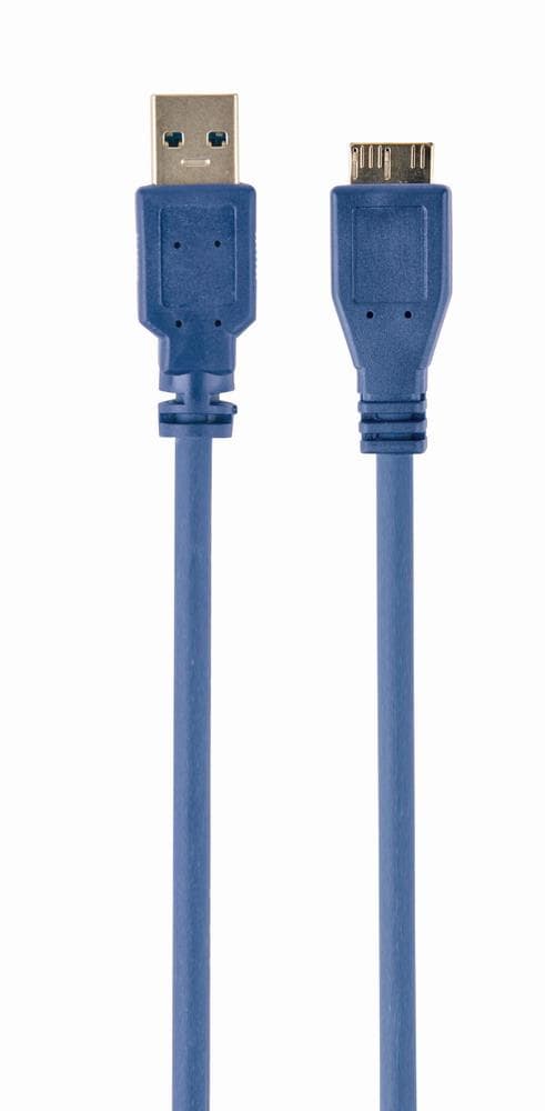 Кабель Gembird CCP-mUSB3-AMBM-10 USB 3.0 – Micro-B, 3 м, синий