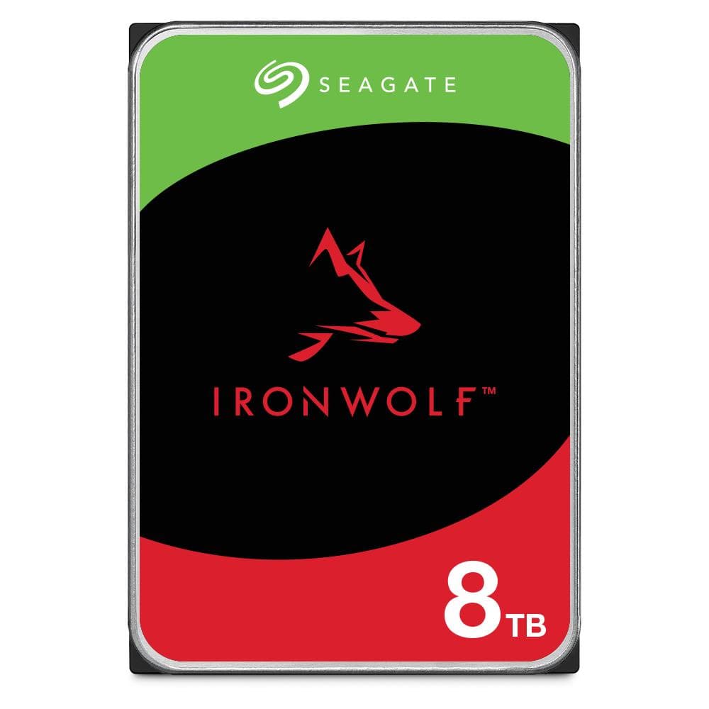 Seagate IronWolf 8TB 3,5" kõvaketas NAS-ile, SATA III, 7200 rpm