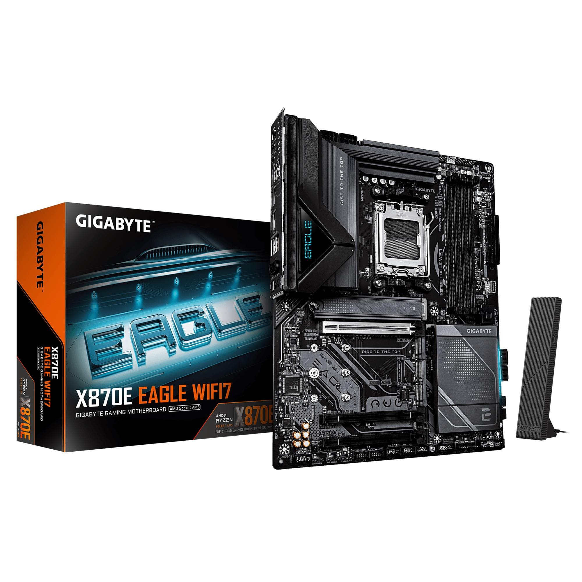 GIGABYTE X870E EAGLE WIFI7 emaplaat, AM5 DDR5 ATX Wi-Fi 7
