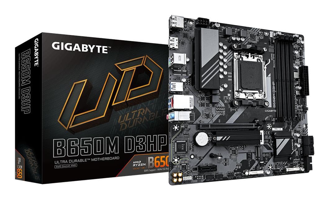 Gigabyte B650M D3H P1.3 AMD AM5 emaплата DDR5 Micro-ATX