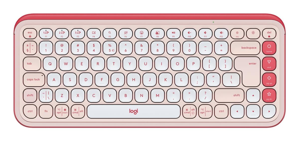 Logitech POP Icon Keys juhtmevaba Bluetooth klaviatuur, valge