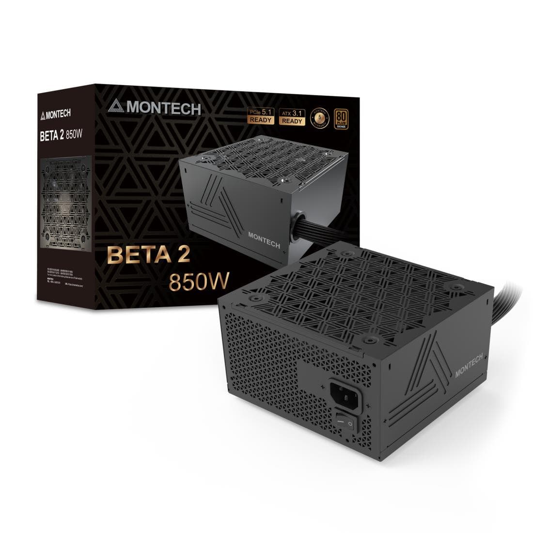 MONTECH BETA2 850W ATX toiteallikas 80 PLUS Bronze