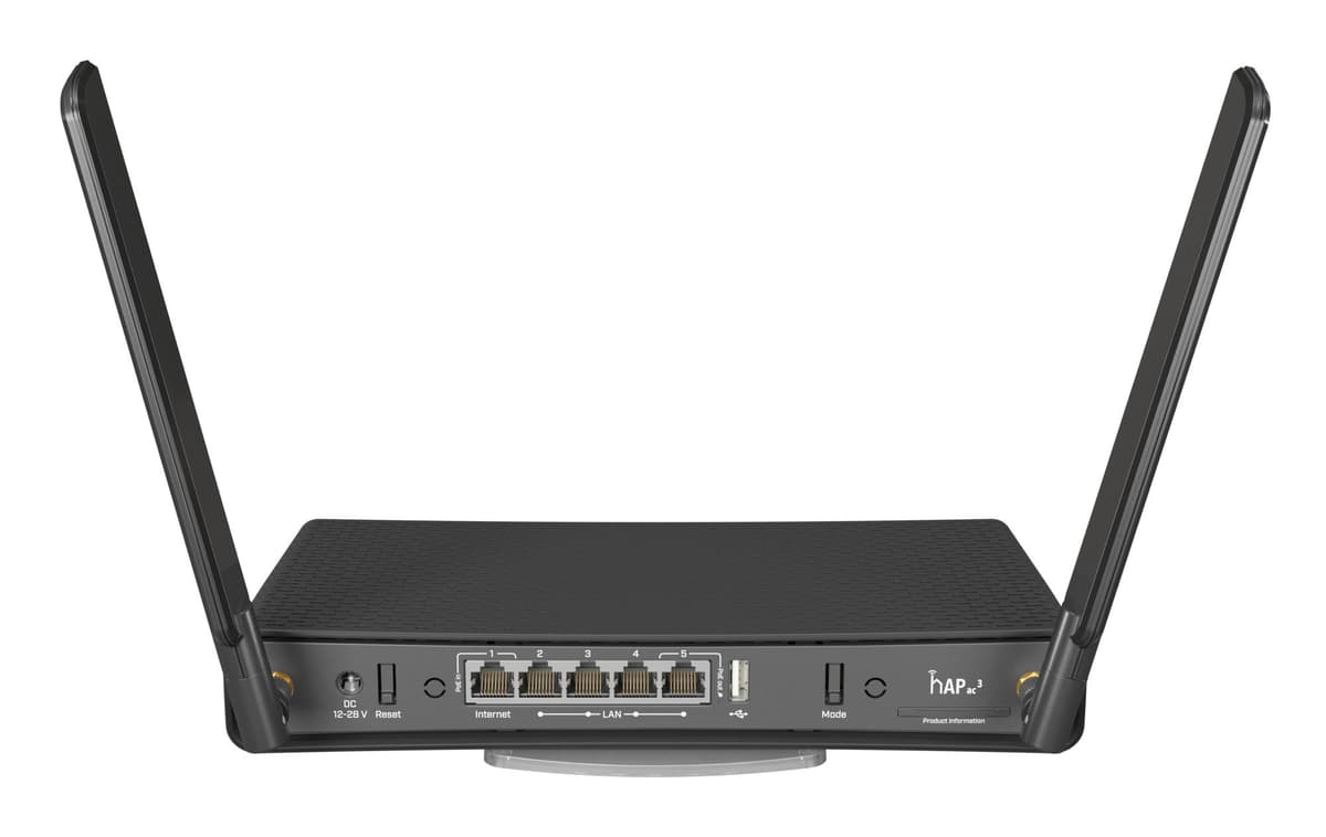 MikroTik hAP ac3 Dual-band WiFi 5 Ruuter