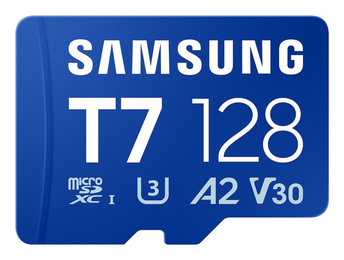Samsung T7 128GB MicroSDXC Memory Card U3 V30