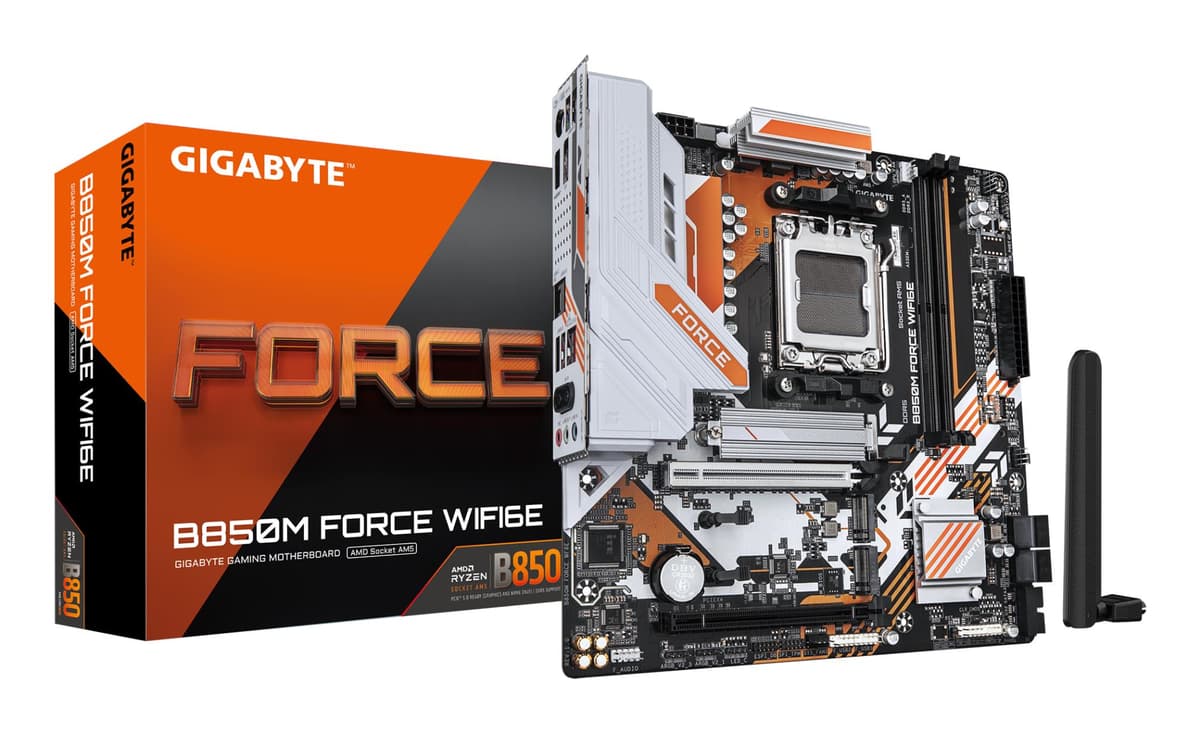 Gigabyte B850M Force WiFi6E micro ATX AM5 motherboard